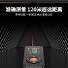 GERTHRON German laser range finder high-precision handheld infrared measuring ruler distance measuring instrument measuring room artifact electronic ruler lithium battery 60 meters Black Warrior