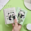 Qumuye Panda Tri-fold Wallet Female Personalized Cartoon Small Coin Purse Student Short Folding Wallet Card Holder Integrated Card Holder Tri-fold Wallet Apple Panda Large Note Position + Card Position