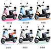 Feiye 20% subsidy 2025 new Yadi same model Xiaoguiwang electric car 72V motorcycle pedal electric motorcycle beige brown 48v20a+ 4 batteries + standard configuration