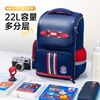 Disney (Disney) school bag primary school boy spine protector children's school bag 1-3-6 grade British style female burden-reducing backpack set