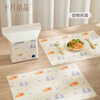 October Crystal Disposable Placemats, Children's Tablecloths for Eating Out, Portable 20 Pieces, Animal Paradise