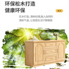 Zhou's Muyu solid wood TV cabinet modern minimalist home small apartment living room TV cabinet high cabinet drawer storage storage cabinet walnut color-160*40*70 4 doors + 3 drawers