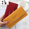 Kangaroo (KANGAROO) versatile fashion day simple buckle elegant women's wallet multi-functional large capacity long wallet C119-140 red