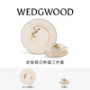 Wedgwood New Year Gift Wedgwood Happy Holiday Tableware Set Ceramic Bowl and Plate Dinner Set Single Bowl and Plate Happy Holiday Raspberry Cup and Sauce Plate 3 Pieces