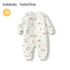 Balabala children's clothing jumpsuit newborn 2025 new winter crawler clothes thickened male and female infant clothes 208425133202