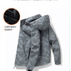 Playboy 2025 new camouflage jacket jacket men's autumn windproof waterproof spring and autumn outdoor jacket spring light gray XL