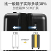 Hervas suitcase 20 inches, can be boarded on the plane, trolley case, large capacity travel luggage, password box, black, thickened case, more resistant to manufacturing, 20 inches, 2-4 days short distance, standard boarding case