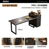 Baiyi Space Croissant Island Dining Table Single Cabinet Home Movable Independent Narrow Island Stone Slab Dining Side Island Cabinet Side Cabinet Croissant 11-0.8*0.4m Arc Style Island Table + 1.4 Meter Dining Table