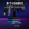 NVV Headphone Controller Bracket 2-in-1 RGB Lighting with USB Expansion Suitable for PS5/XBOX/Switch Game Controller Storage Bracket Headphone Hanger NG-1R