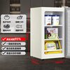 CHIGO first-class energy-efficiency retro freezer upright freezer small European-style single-door freezer refrigerated freezer energy-saving silent office retro freezer freezer household small freezer 90L retro white freezer first-class energy efficiency + full freezing