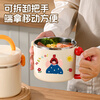 COOKSS insulated lunch box bucket 304 stainless steel office worker insulated bucket can be microwaved student lunch box bucket soup bowl