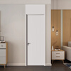Qixuan home wooden door bedroom door interior door set door wooden composite low carbon paint-free simple door custom size interior door can have bright window/lintel/consult customer service