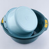 Hesdig JG-881 plastic cleaning basin thickened plastic basin cleaning basin small light blue