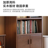 Jiayi solid wood bookshelf storage rack floor-to-ceiling one wall bedroom bookcase living room storage rack simple shelf