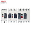 Delixi plastic case circuit breaker CDM1 air switch flame retardant material 160A 225A 400A air switch 630A 250A 4P