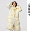 Red sleeve (hopeshow) down jacket 89124420925 Cream pudding XS