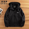 JEEP SPIRIT Jeep jacket men's work jacket men's autumn and winter casual sports high-end assault hooded style clothes