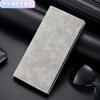 Henglan high-value bag, long youth multi-card slot casual wallet card bag, trendy student all-in-one retro wallet, space gray-long wallet, affordable people-thin/no function