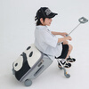 POINT KID children's suitcase that can sit and ride, boy and girl walking box, trolley box, balance car, baby cartoon suitcase, cartoon panda 20 inches