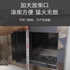 Chaiyi's new high-end firewood stove for rural households, wood-burning, smokeless marble slate double stove, large pot, Northeastern iron pot for stew, villa self-built house, farmhouse stove, stove, stove, gray slate 64+52cm double pot + 25cm warm water pot + sink