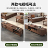 Jiangcheng New Chinese Black Walnut Solid Wood Sofa 2025 New Modern Simple Winter and Summer Wooden Storage Furniture 6102