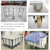 Water tank cart cart turnover cart cloth drop cart dyeing factory push cart loading sailor cart with bucket plastic box wheeled linen cart 50L square box (59*44*32) + cart