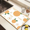FANCYCHIC thickened kitchen drain mat, non-slip, heat-insulating, water-absorbent, dirt-resistant, one-flush and clean dishwashing sink, strawberry berry, customized size, contact customer service