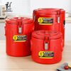 Qinkai Insulated Bucket Commercial Stall Milk Tea Bucket Large Capacity Ice Bucket Portable Stainless Steel Soup Bucket Temperature Locking Refrigerated Bucket Special Thickness Non-insulation Refundable 20L No Faucet Stanley + Sales Far Away