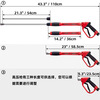 Anjie high-pressure long and short water gun household garden extended water gun M22 three-in-one car wash water gun quick-plug high-pressure cleaning gun