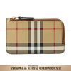 BURBERRY Classic Plaid Polyurethane Wallet Women's Brown New Year's Gift Basic Pack (Bag + Dust Bag)