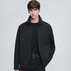 GIOVANNI VALENTINO Spring and Autumn Men's Lapel Jacket Casual Loose Fashion Commuting Jacket Black L