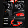 Jihe Phoenix high-performance electric motorcycle for commuting and taking out food, large pedal space, long endurance, lead-acid smart electric motorcycle, Aurora White, high-speed motor/double disc brakes front and rear/square box model 70V40ah/one piece of removable lithium battery/ready to ride upon arrival
