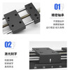 Maixinyi 40A high-precision precision manual slide table X-axis shift table manual shift table experimental one-dimensional slide 40A-DB65-3