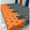 RSRDDY multi-functional four-season kang cover three-layer quilted tatami bed cover double sheet rural kang mat double-sided bedding Carrot Rabbit 350*220cm for tatami or kang within 3.5 meters