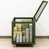 Yataihe Mobile Army Green Cage Multifunctional Rotational Box Storage Wheeled Material Pallet Turnover Box Pallet