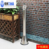 MPPMCK stainless steel vertical ash column outdoor trash can with ashtray outdoor smoking area smoke extinguishing barrel large ash thickening can be fixed 111C