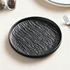 Yi Jia (IJARL) Ceramic Plate Steak Plate Fruit Plate Western Plate Salad Pasta Plate Chinese Dish Plate Microwaveable Black