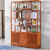 Bogu rack new Chinese style solid wood antique rack multi-layer display cabinet living room ornaments tea rack Duobao Pavilion wine cabinet bookshelf rosewood color 1.2 meters Duobao Pavilion