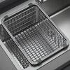 Munich 304 stainless steel sink drain rack kitchen multi-functional hanging drain basket water filter storage chopstick cage storage rack 38 bright 304 stainless steel encrypted version (inner length 34~34.9CM)
