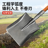 Fulida shovel, manganese steel shovel, agricultural flat head digging tool, vegetable gardening, household outdoor soil loosening artifact shovel