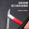 Suitable blade sharpener multi-functional kitchen knife scissors household sharpening tools garden scissors sharpening whetstone knife sharpener 2 pack black red