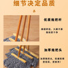 Wood pole industrial mop, old-fashioned round head mop, absorbent cotton thread, wet and dry public toilet cleaning factory supermarket, white line enlarged round head mop