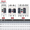 Delixi plastic case circuit breaker CDM1 air switch flame retardant material 160A 225A 400A air switch 630A 250A 4P