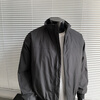 SWAMP AREA flight jacket men's autumn and winter velvet thickened warm beautiful cotton coat SWC296JR rock gray XL