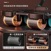 Raft Core German Quality Abdominal Wheel Automatic Rebound Abdominal Muscle Roll New Training Artifact Four-Wheel Flat Support Push Slim Belly Six Elbow Support Standard Style - Black Bearing 400 catties/Automatic Rebound