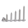 TMJD MISS304 stainless steel screws m4*16 self-tapping screws cross round head TA screws flat head CA self-tapping screws 304 round head TA screws m4*16