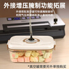 HITOS high suction vacuum sealing machine small commercial fully automatic household packaging machine vacuum food preservation machine high power wet and dry vacuum sealing machine compression air pump large pump top version 100KPA hurricane suction daily pumping 800+ bags 32cm