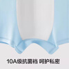 There is a tree men's underwear men's autumn and winter pure cotton breathable bottom crotch underwear 10A antibacterial traceless breathable boxer briefs men