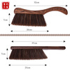 Kelibang chicken wing wooden bed brush soft bristle bed sweeper bed dust cleaning brush thickened long handle straight handle 4 rows wooden dust brush KB2044