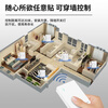 Wireless switch, wiring-free and surface-mounted, smart remote control, lazy light-off artifact, remote control device, dormitory lights-off artifact, dedicated for surface-mounted switch, square remote control, RF model, long distance (can pass through the wall)